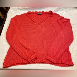 Wooden ships L v-neck sweater